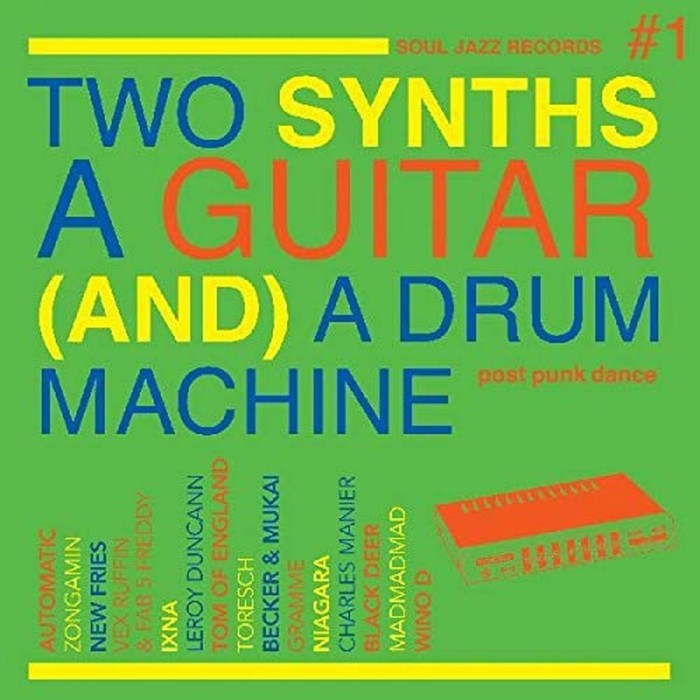 Various Artists - Two Synths A Guitar (And) A Drum Machine - Post Punk Dance (Green Pea Vinyl)