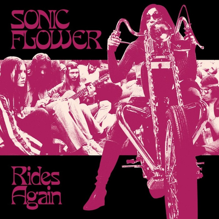 Sonic Flower - Rides Again (Ultra Ltd 3 Colors Striped White-Black-Pink Vinyl)