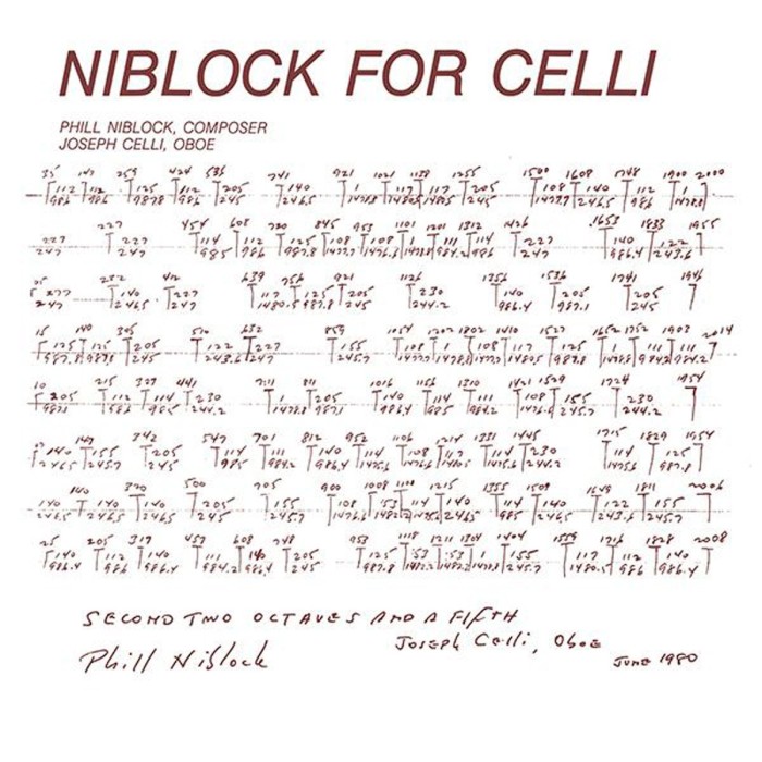 Phill Niblock - Niblock For Celli / Celli Plays Niblock