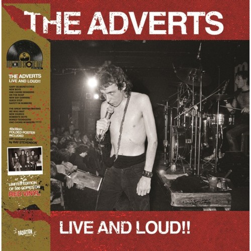 The Adverts - Live & Loud!! (Red Vinyl)