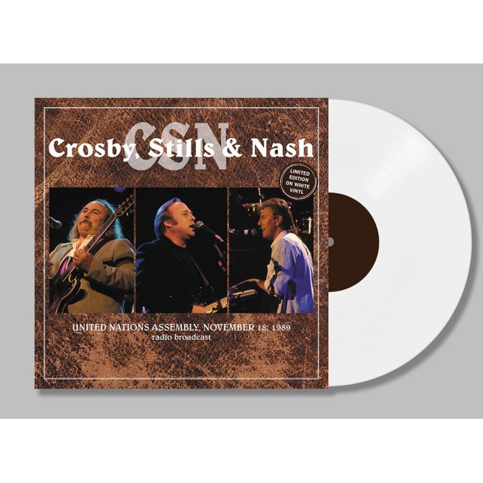 Crosby, Stills, Nash & Young - United Nations Assembly, November 18, 1989 (White Vinyl)